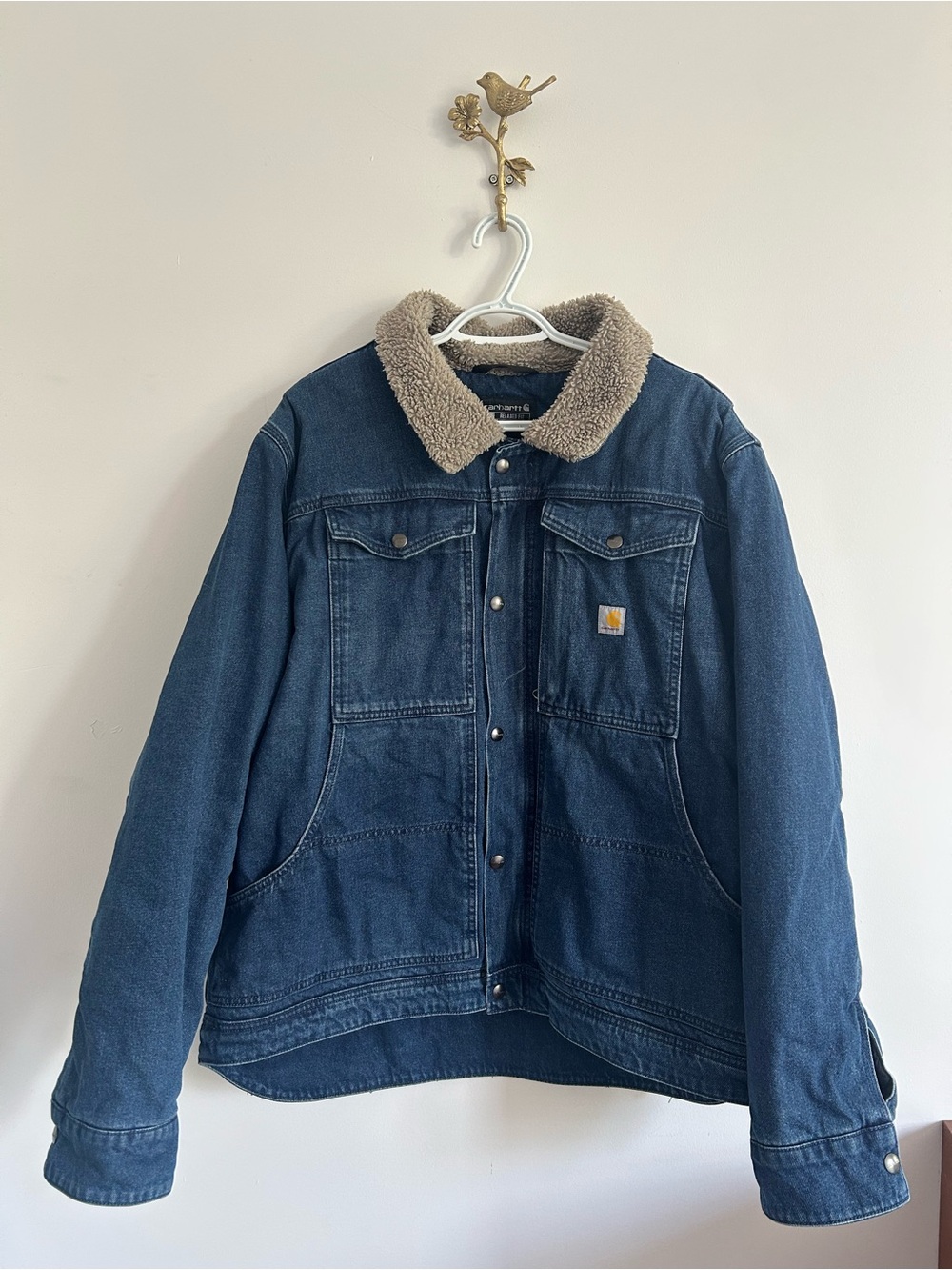 Carhartt Sherpa Lined Denim Jacket
